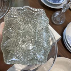 6 Crystal Serving Bowl