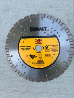 Dewalt 9”” diamond cutting wheel