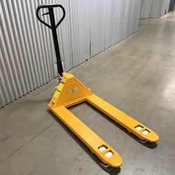 New Pallet Jack For Sale Hand Truck Forklift 5,500lbs Capacity Freight Weight Yellow Color