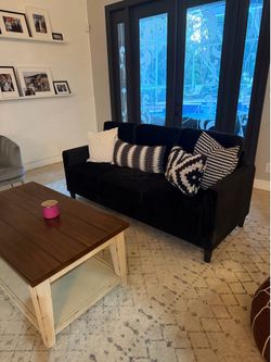 Black couch