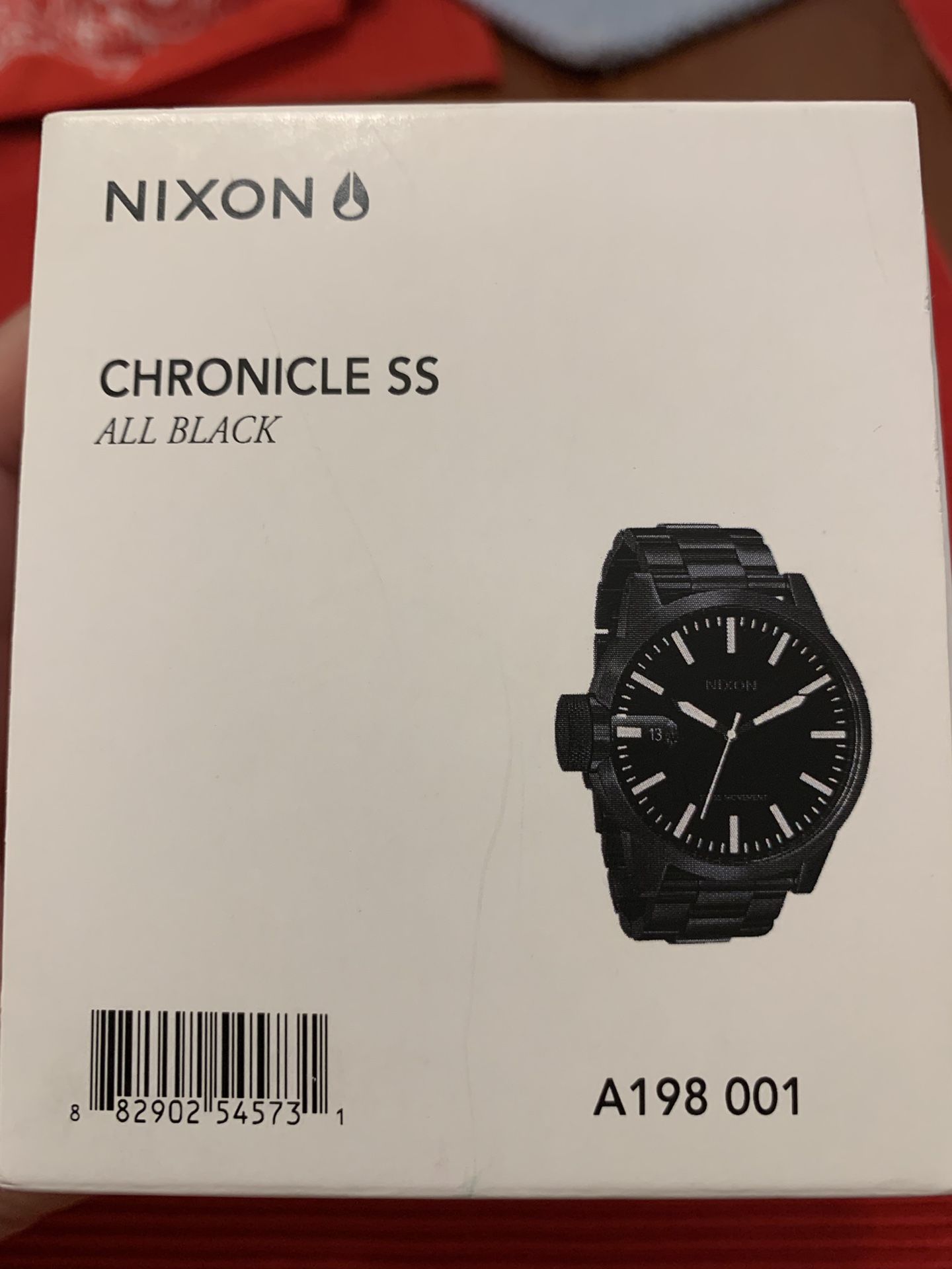 Nixon watch - 48mm Chronicle Black Stainless Steel!
