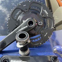 172.5mm 53/39T BB30 SRAM S925 Quarq Cinco Power Meter Road Crankset