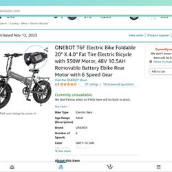 Onebot Electric Bike