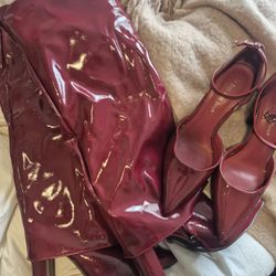 Size 8 Burgundy Heels 