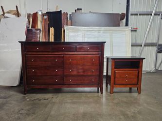 Dresser and night stand