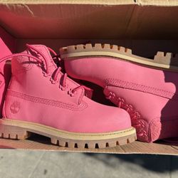 Pink Timberland Boots 
