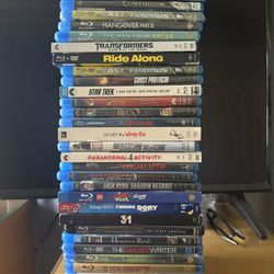 Bluray Movies 5 For $10 