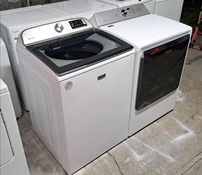 XL MAYTAG WASHER AND GAS DRYER//LAVADORA Y SECADORA, ,60 DAYS WARRANTY,,"FREE DELIVERY LOCAL GRATIS."
