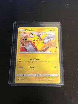Pikachu 25/25 Non Holo 25th Anniversary McDonald’s Promos Pokemon