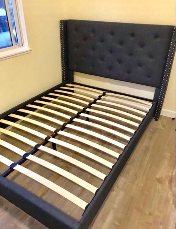 New Platform Bed Frame Twin Full Queen King Cal Mattress New Platform Bed Frame Twin Full Queen King Cal Mattress Set Sold Separately No Box Spring Required