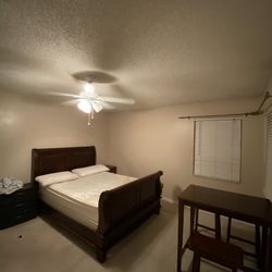 Queen Bed And Desk For Sale 