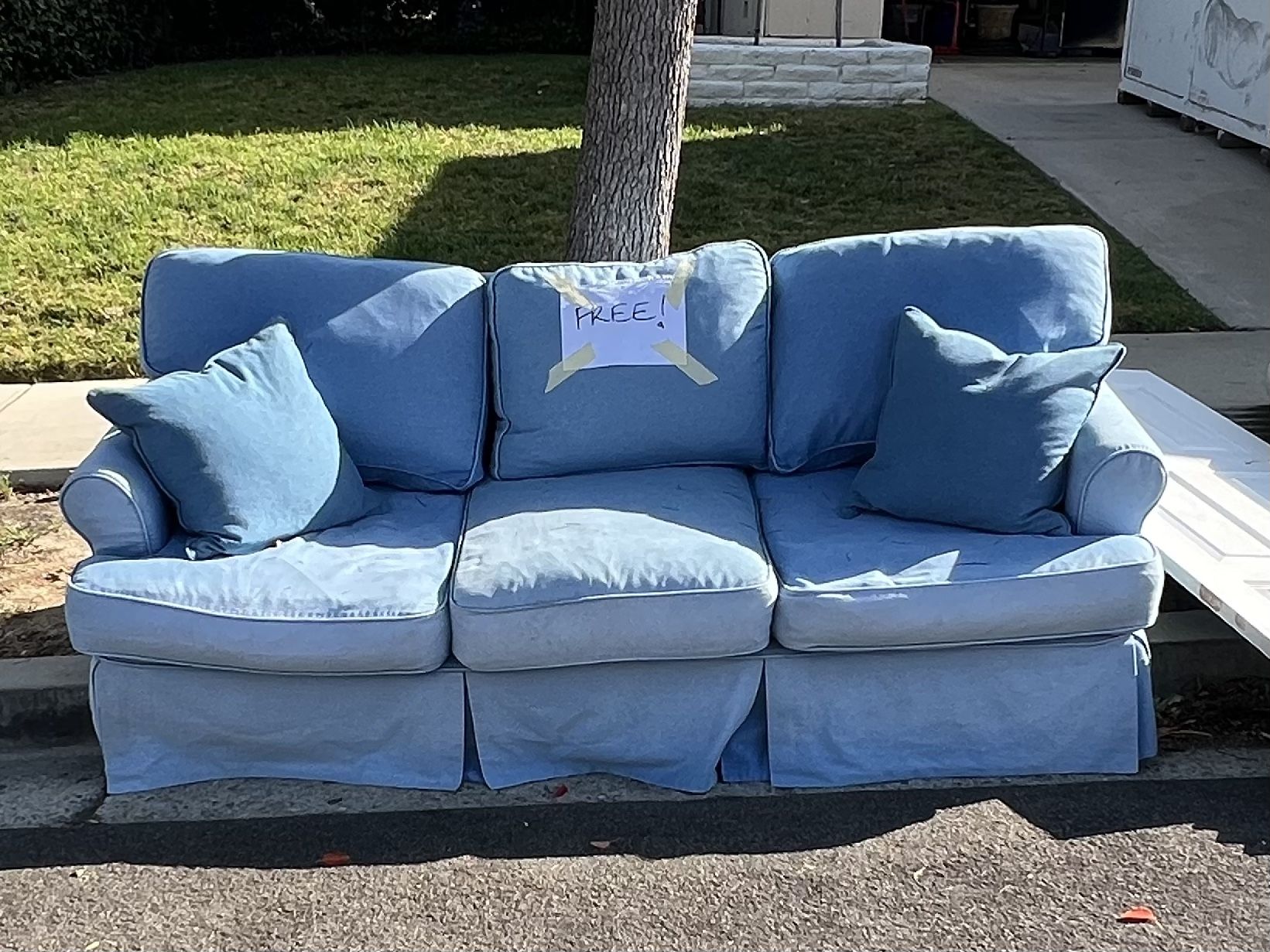 Denim Couch