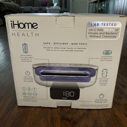 ihome health UVC-Pro Sanitizer And Bluetooth Speaker 