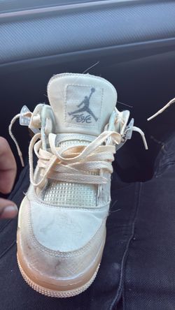 Air Jordan 4 White Sneaker