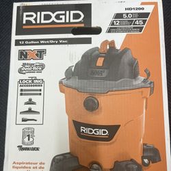 Rigid 12 Gallon Wet/Dry Vacuum 