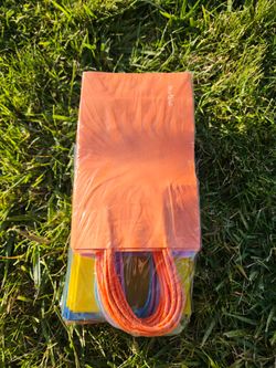 48pck small multicolor gift bags with handles