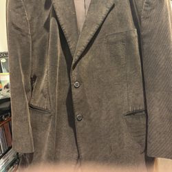 Men’s 44R Brown Corduroy Sports Jacket 