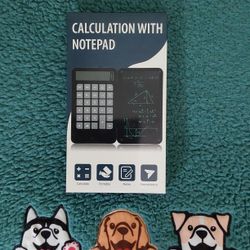 AAGES Calculator, Standard Function 6.5" LCD Writing Tablet