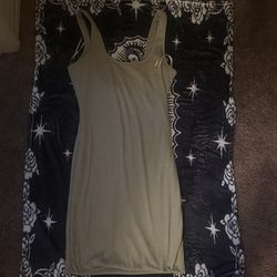 Greenish short dress