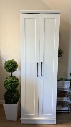 Sauder 2 Door Storage Cabinet White