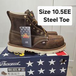 Thorogood Steel Toe Work Boots Size 10.5