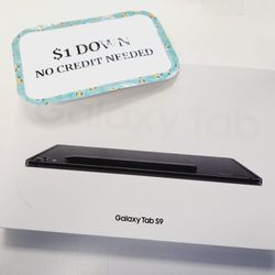 Samsung Galaxy Tab S9 Tablet- Pay $1 DOWN AVAILABLE - NO CREDIT NEEDED