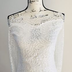 New Dress White Color Size S