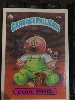 Garbage Pail Kids 1985Foul Phil