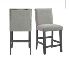 Picket House Furnishings Set of 2 Hester Transitional Polyester Upholstered Dining side chair