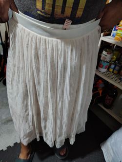 Victoria secret sheer lace skirt size L
