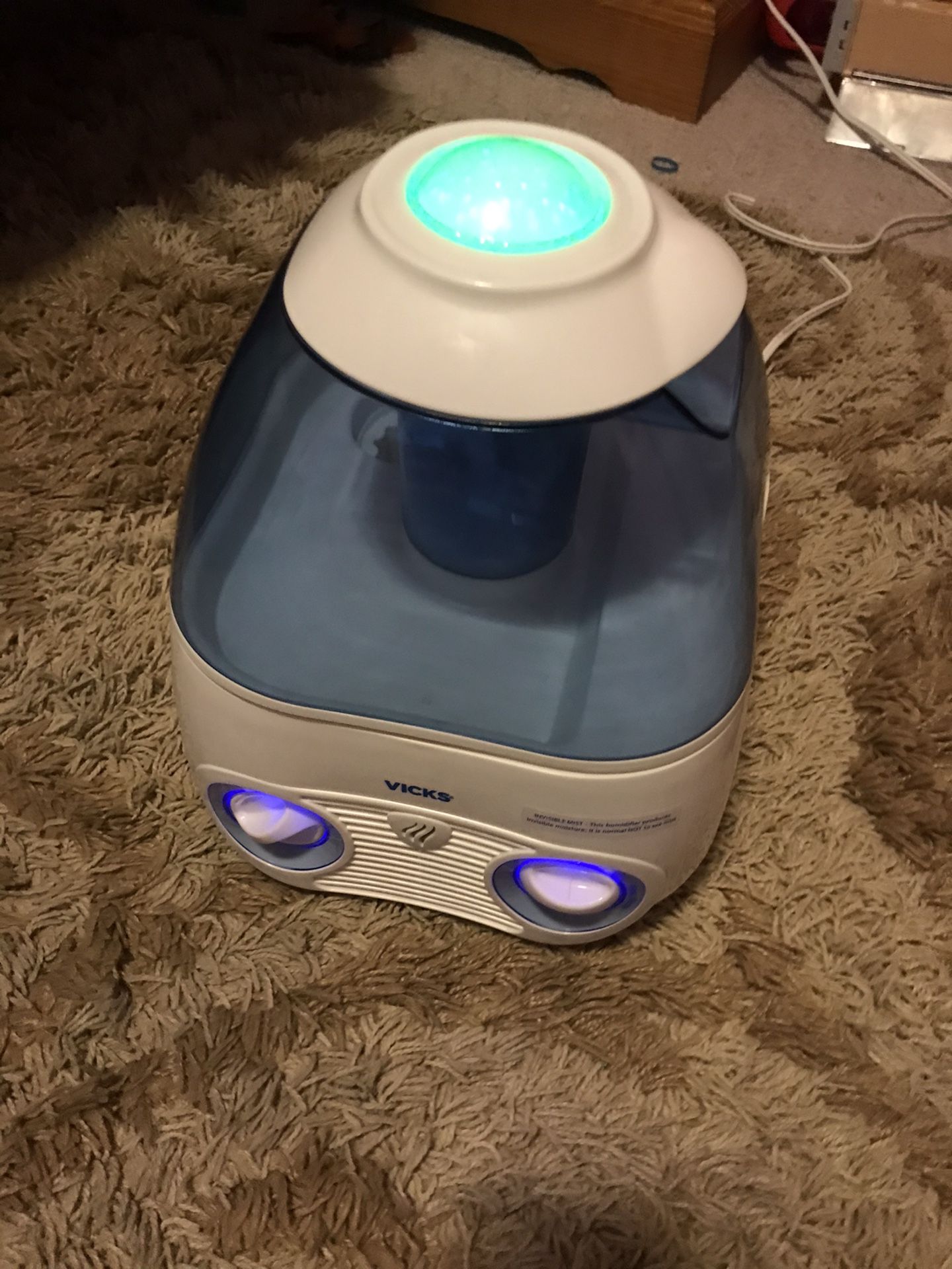 Vicks Starry night cool mist humidifier