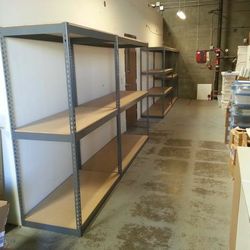 Storage Shelving Warehouse Shed Office Supply Metal Racks 4 ft Long x 2 ft Wide New Delivery Available 