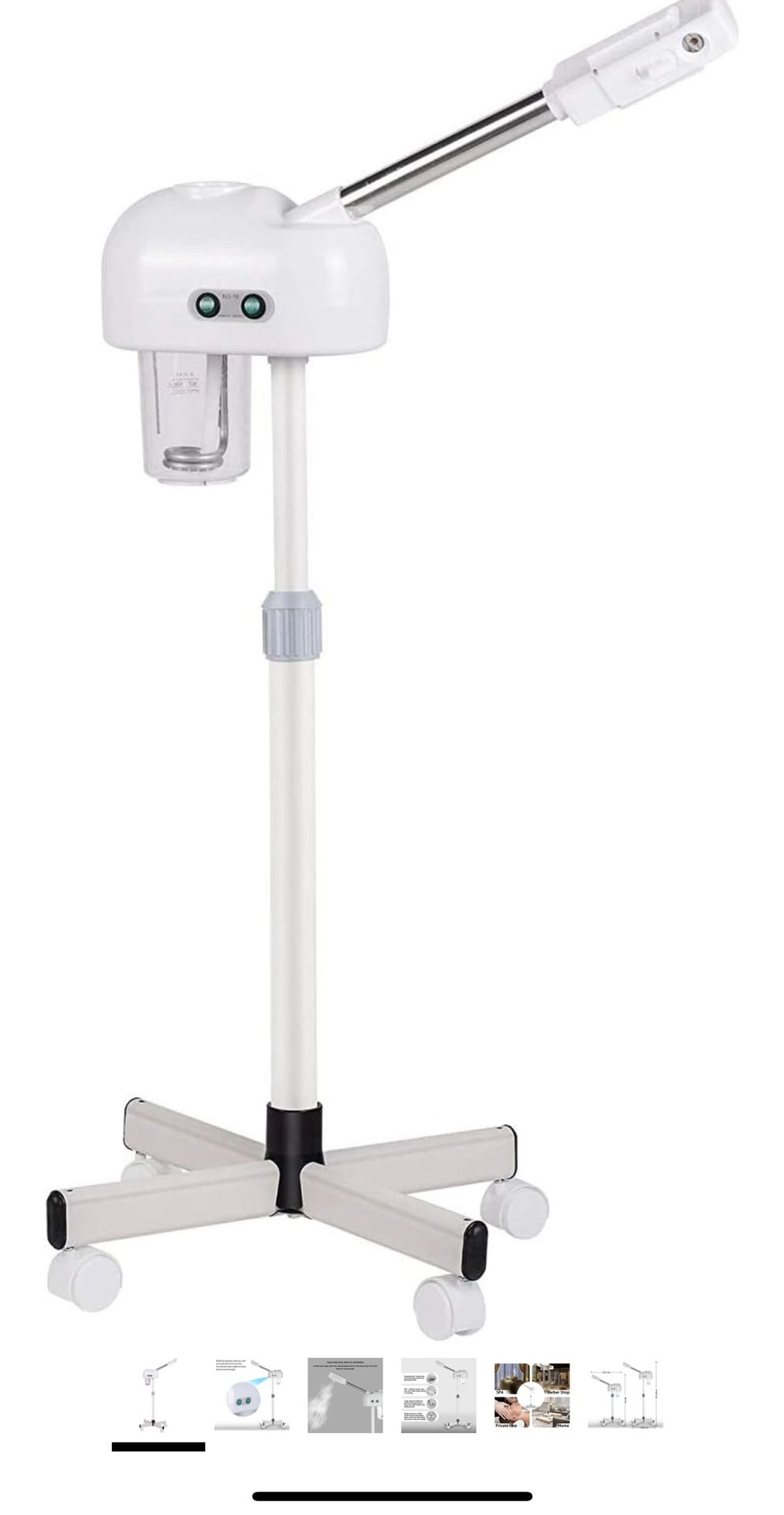 Professional Özone facial steamer. With hot mist function on wheels