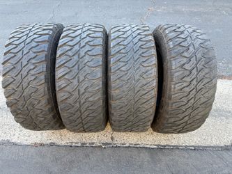 (4) 35x12.50R17 Arroyo Mud Terrain