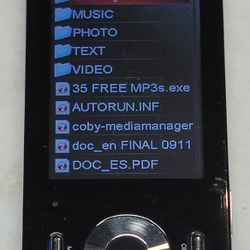 Coby MP815 Black ( 8 GB ) Digital Media Player
