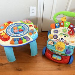 Baby Activity Table + VTech Learning Walker Bundle