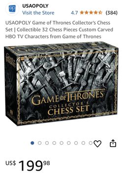 Game Of Thrones Collectors Chess Set