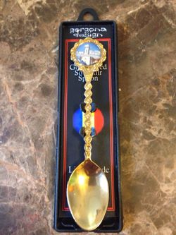 Gold plated souvenir spoon
