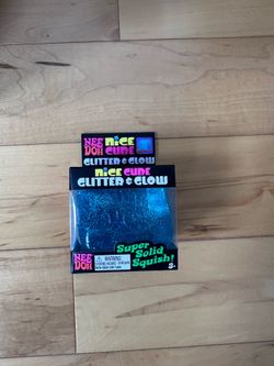 NeeDoh Nice Cube Glitter and Glow