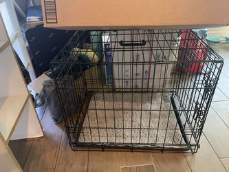 Dog Crate for Small Dog / Pet, Grass Pee Pad, & Soft safe House