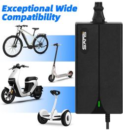54.6V 2A Charger for 48V Electric Bike / Scooter – UL Certified