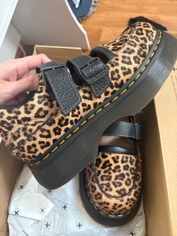 Dr martens cheetah print size 8