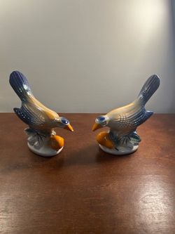 Vintage Ceramic Bird Figurines (Set of 2)