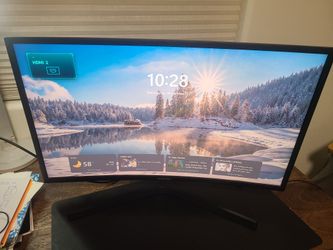 Samsung 27 Inch Curved QLED Gaming Monitor 144Mhz