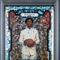 Amen Thompson 2023 Prizm Fast Break Variation PSA 10
