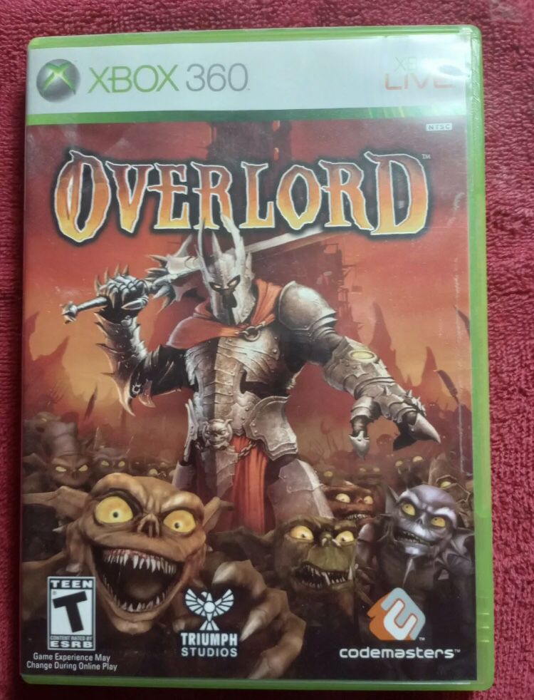 Overlord Xbox 360 | Xbox One Complete w/ Map