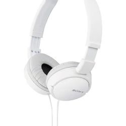 Sony White Noise Canceling Headphones 
MDR-ZX110