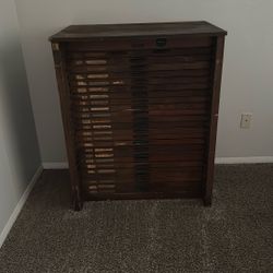 hamilton letterpress cabinet