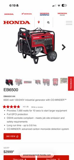 Honda eb6500x