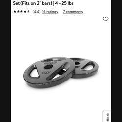 25 pound Olympic weights